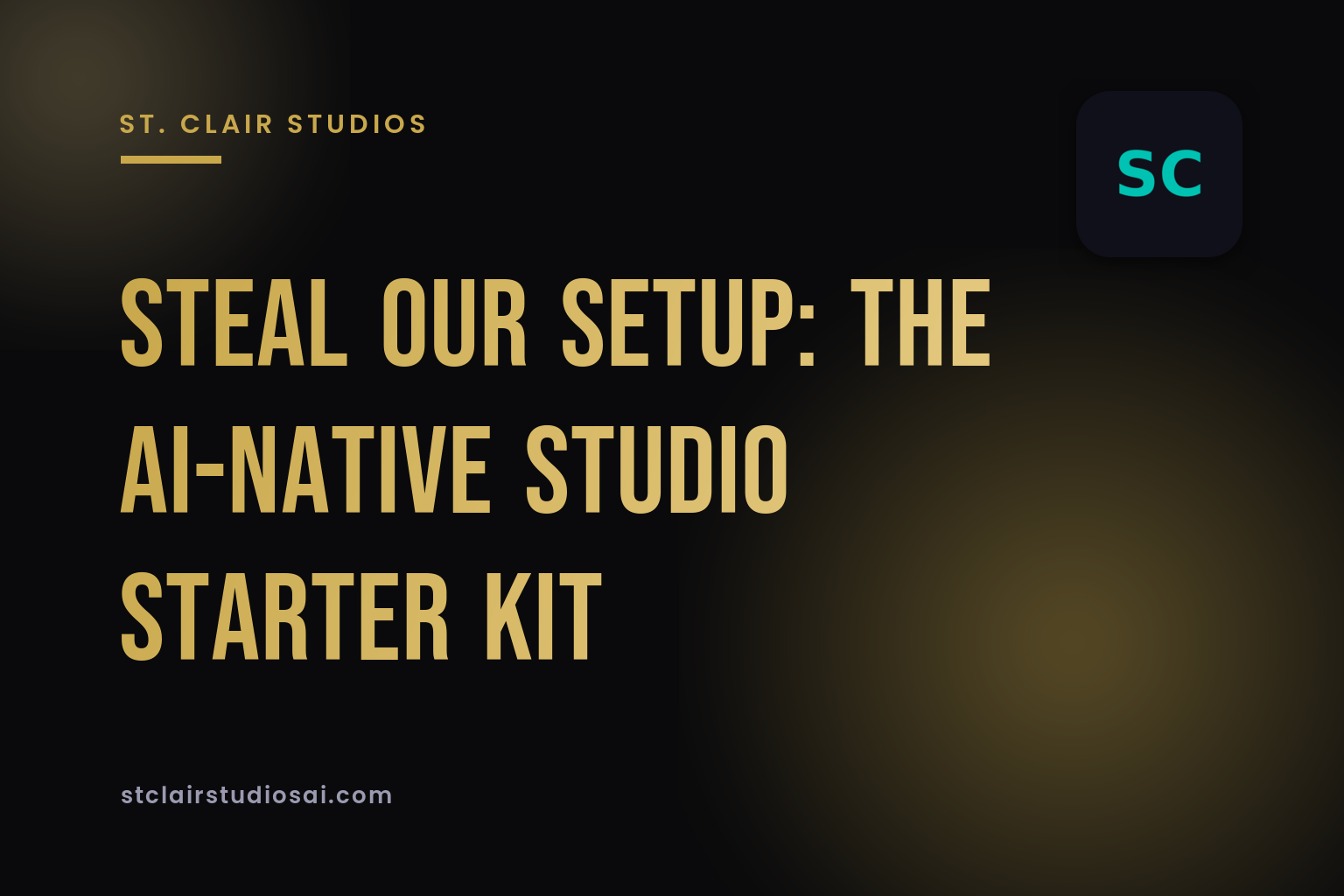 Steal Our Setup: The AI-Native Studio Starter Kit
